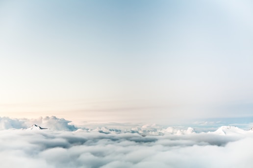 A serene cloud landscape symbolizing advanced technology and data management solutions.
