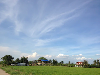 Open field with clear skies in General Rodríguez, ideal for families.