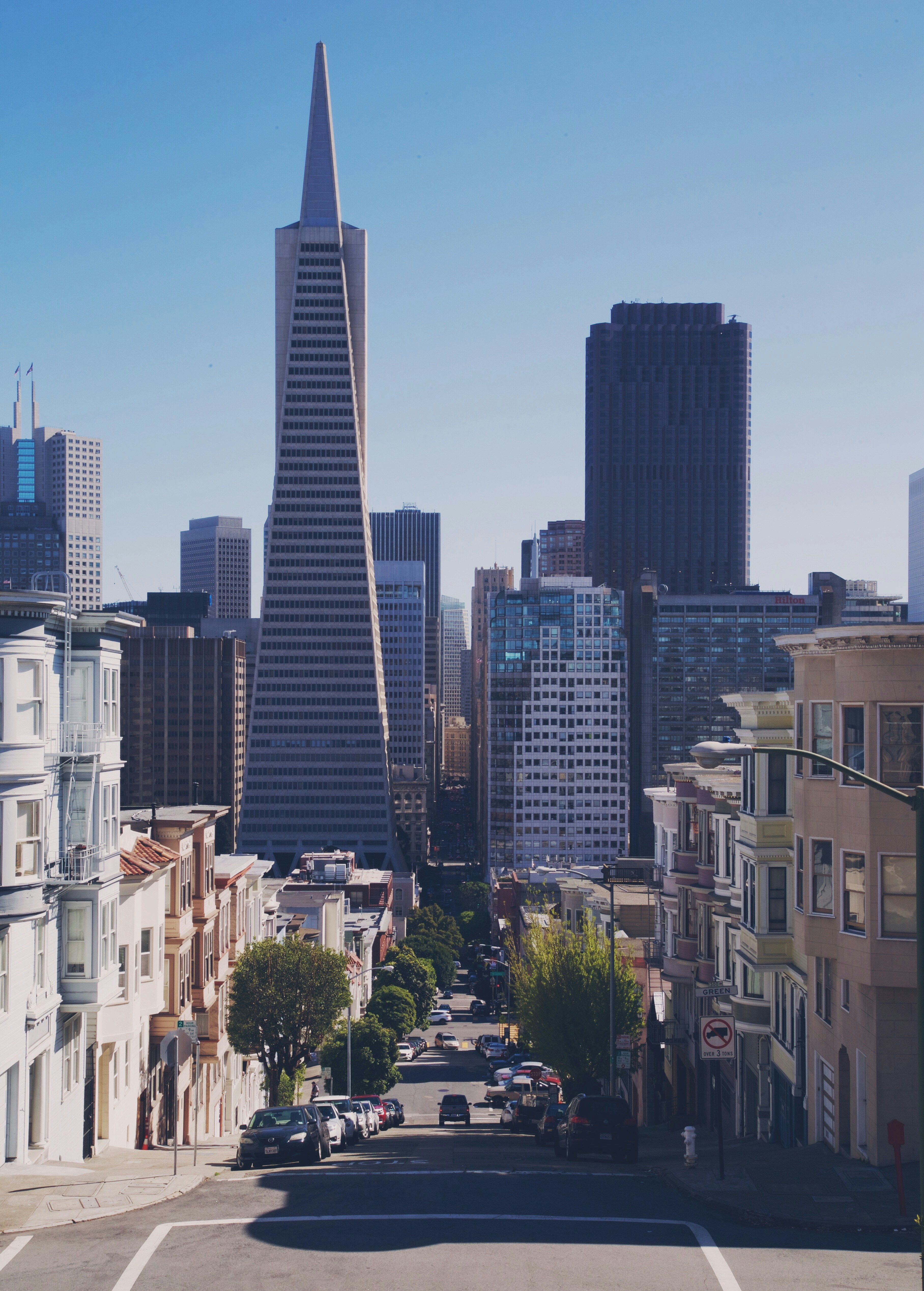 Skyscrapers in skyline.