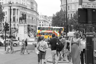 A vibrant image showcasing models promoting sustainable travel.