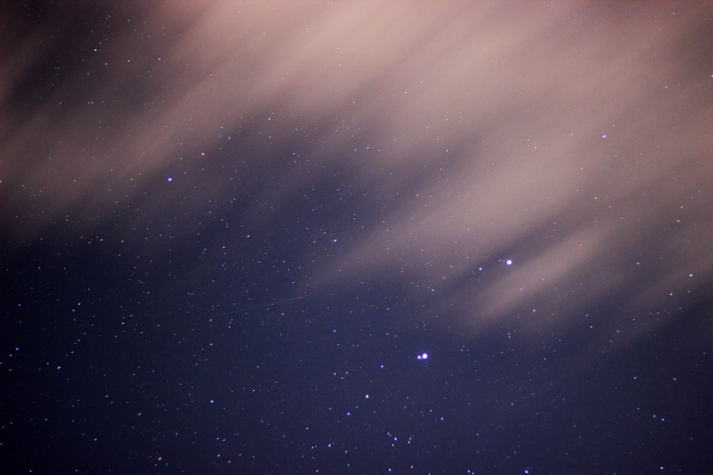 夜空の写真