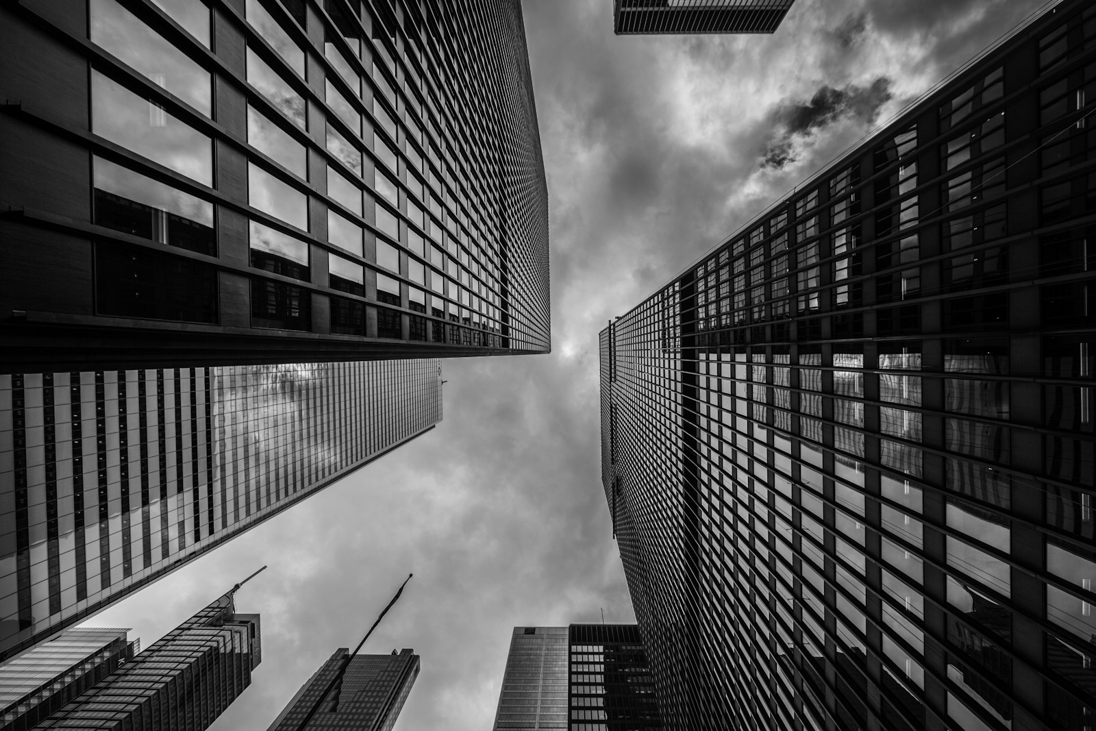 Canon EF 14mm F2.8L II USM sample photo. Worm's-eye view of buildings photography