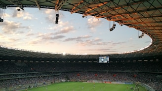 soccer stadium during daytime