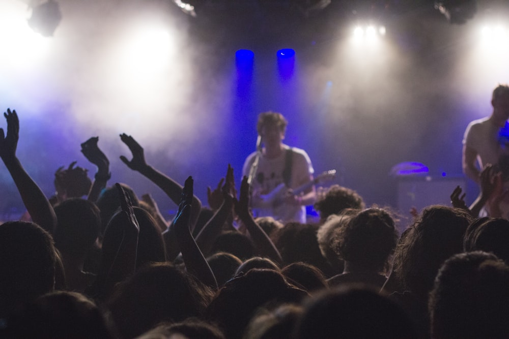 man playing guitar