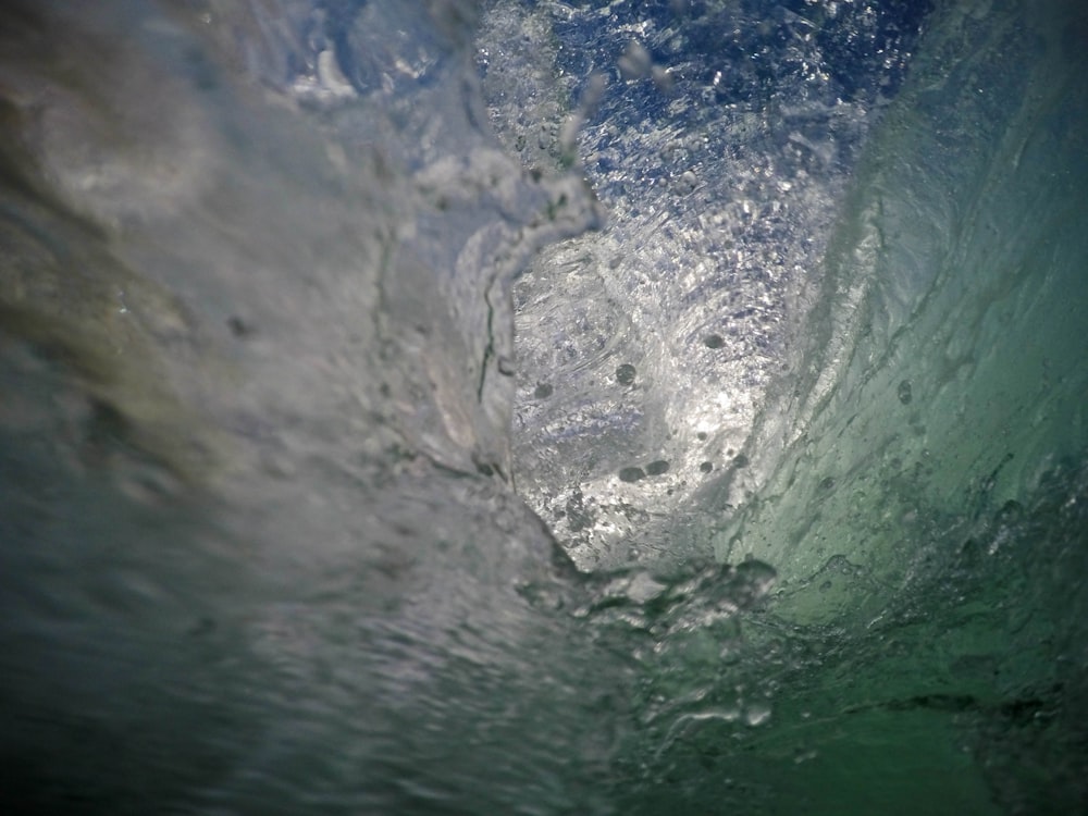 A look from inside a wave.