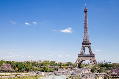 eiffel tower at paris, france paris google meet background