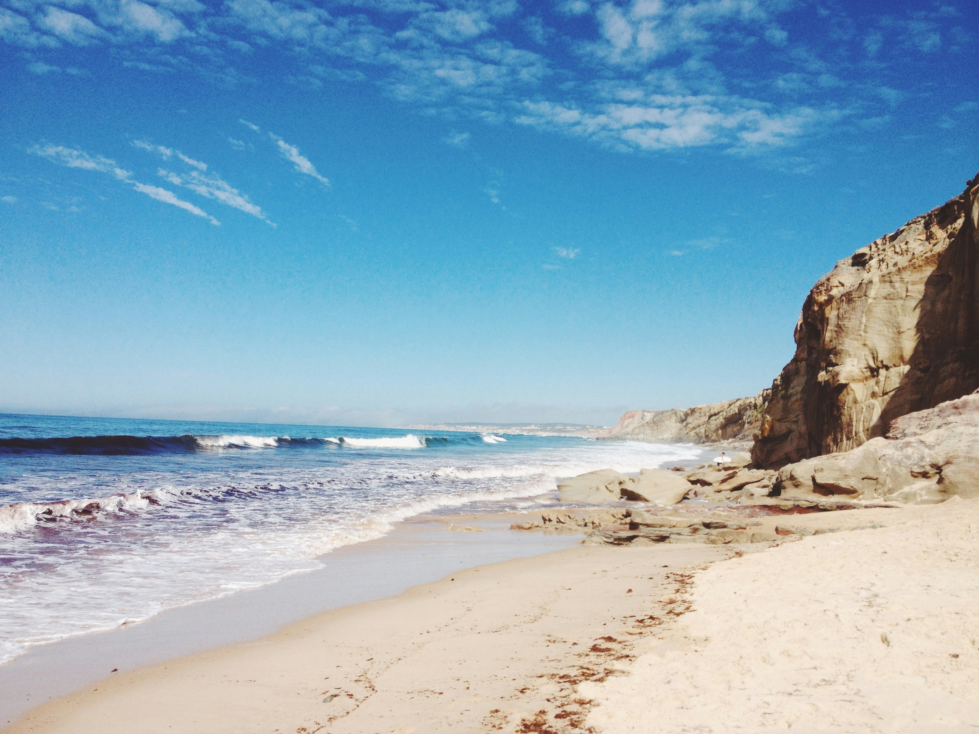 Rock mass at beach