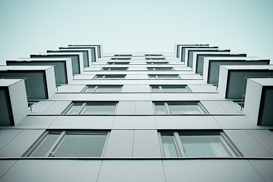 white painted concrete building