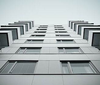 white painted concrete building