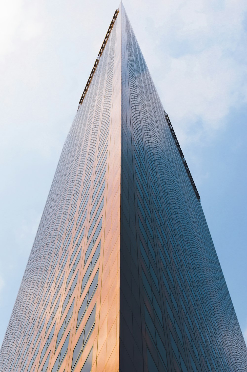 low angle photography of high rise building