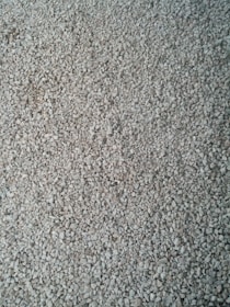 Fine crushed stone powder spread evenly on a construction site.