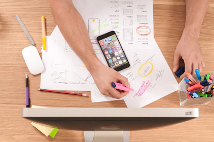 Content marketing strategy workspace