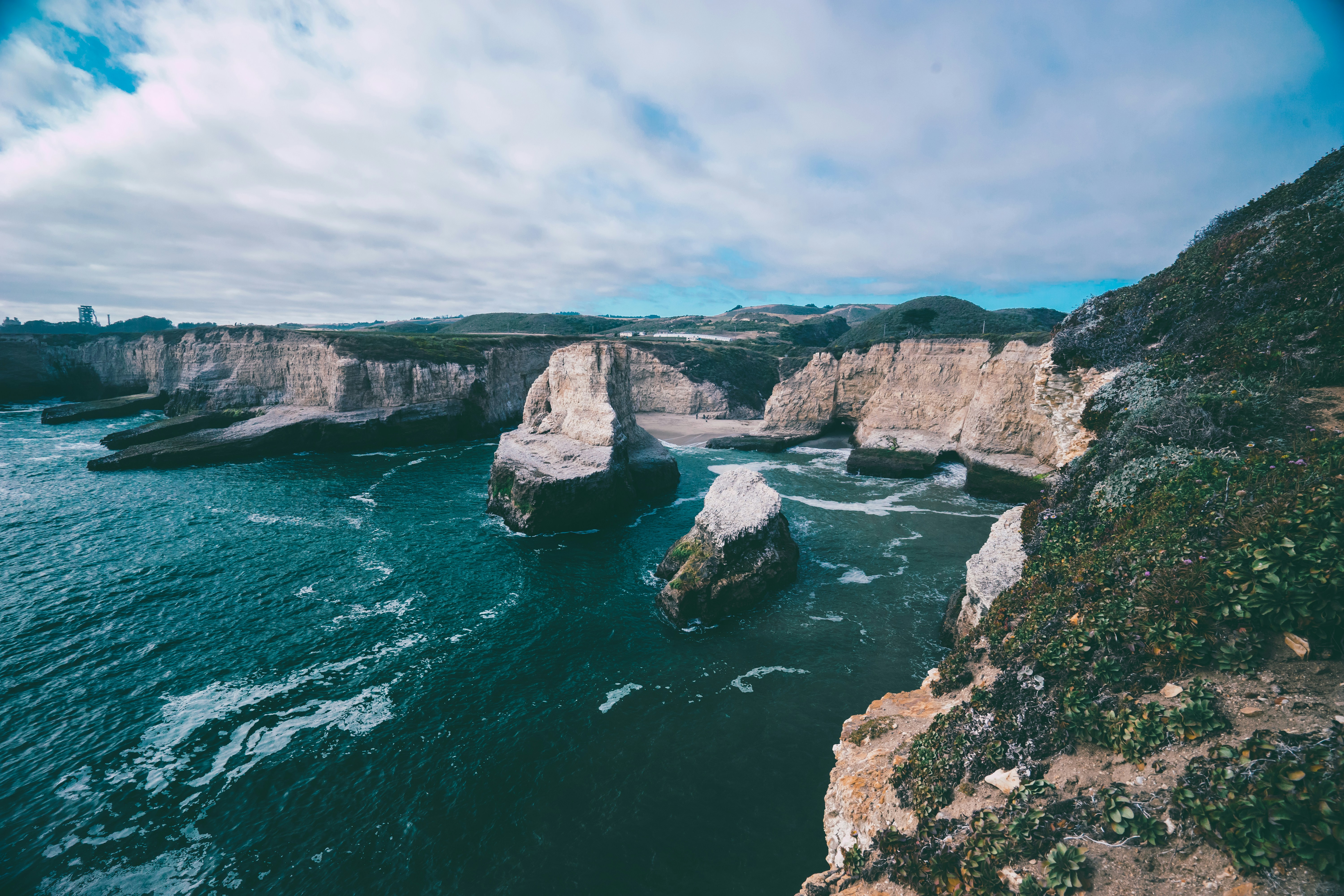 Beautiful cliff around beach