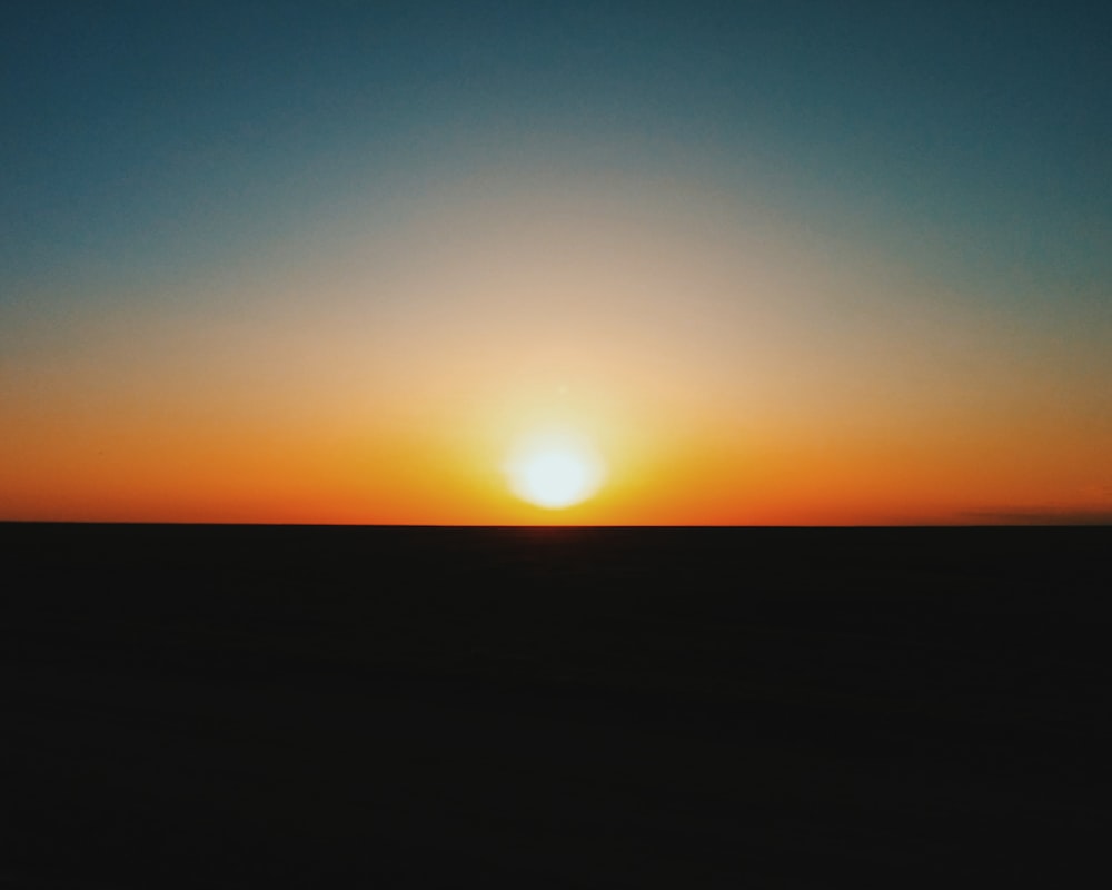 Foto do pôr do sol