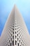 architectural and low-angle photo of white high rise building