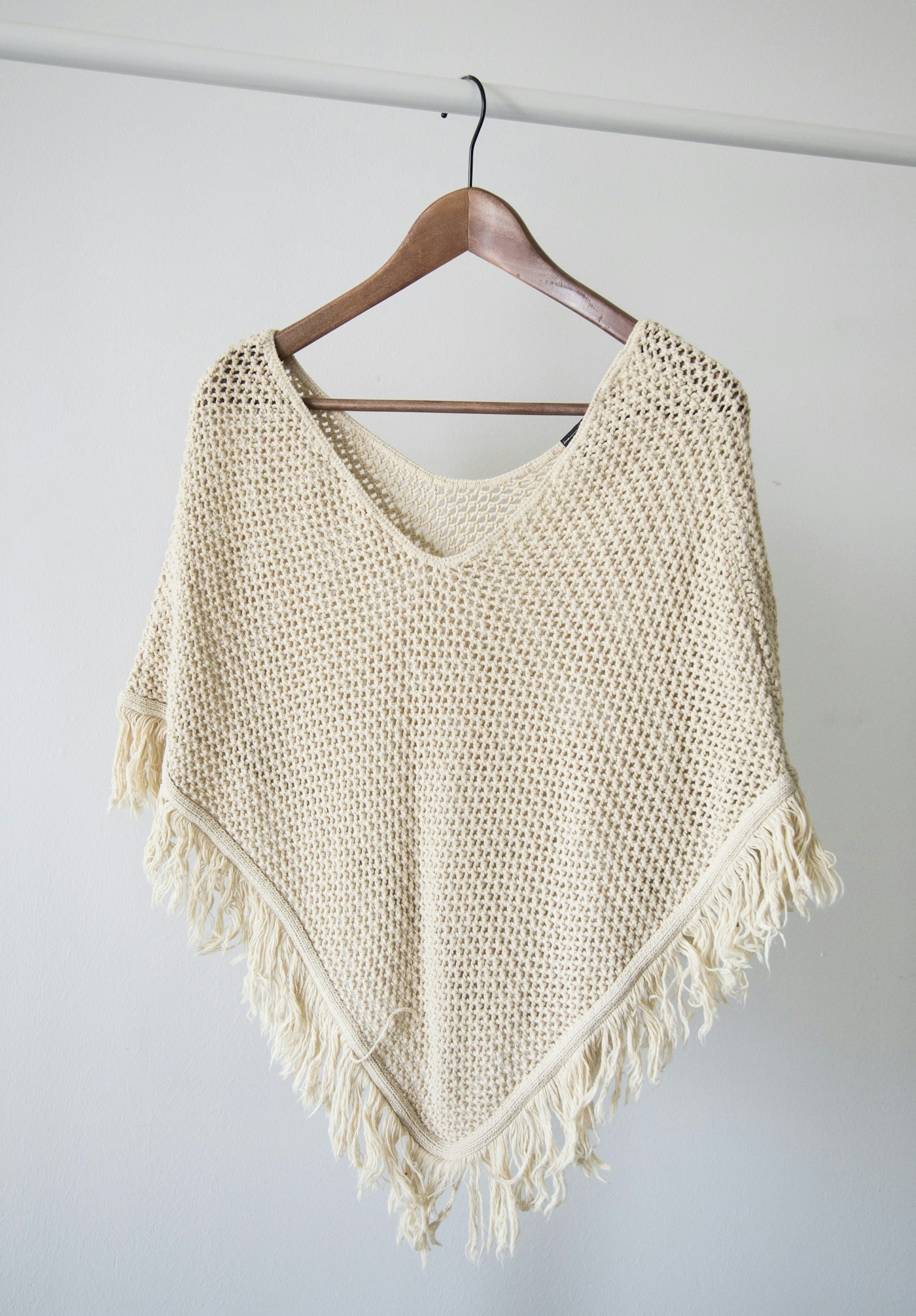 Poncho WoolNest, bej