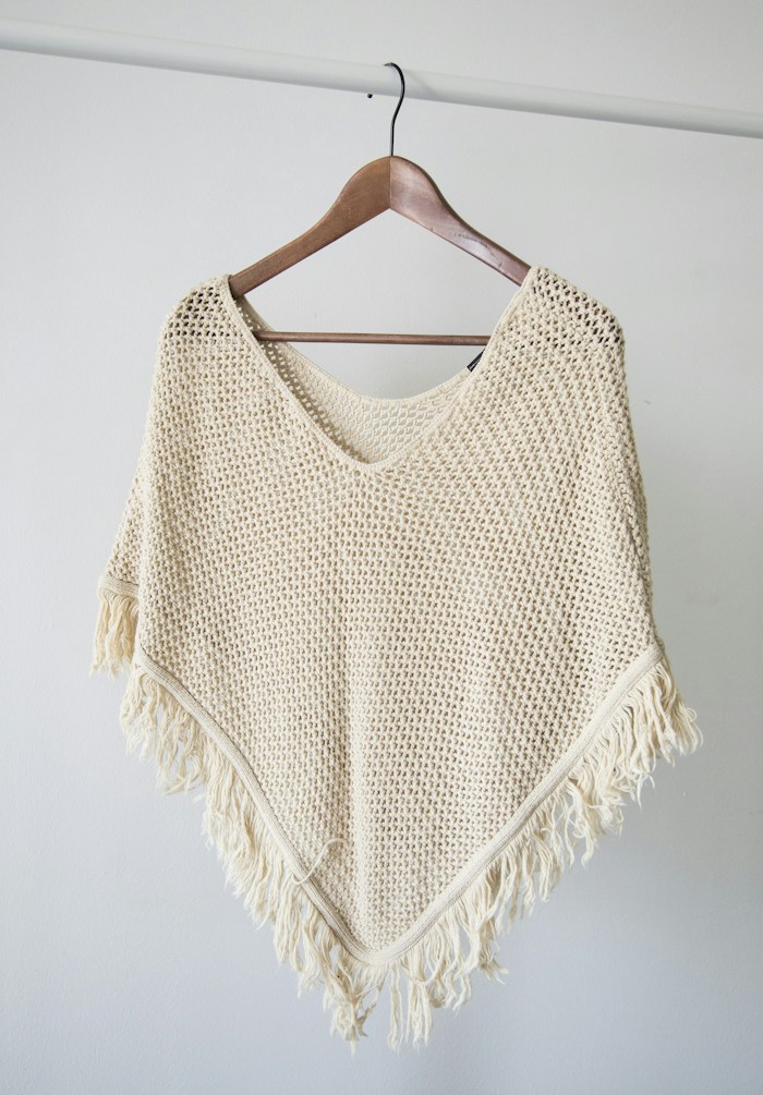 Knitwear on a hanger