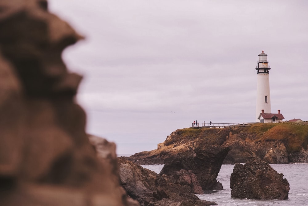 white lighthouse