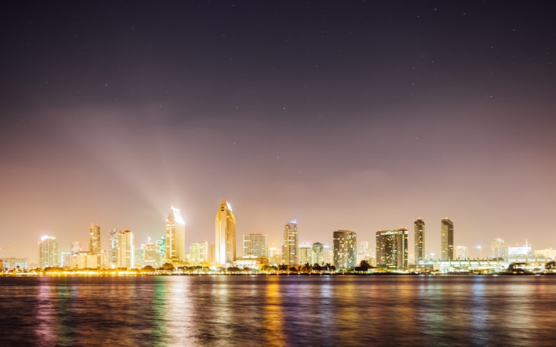 San Diego skyline and Coronado Bridge