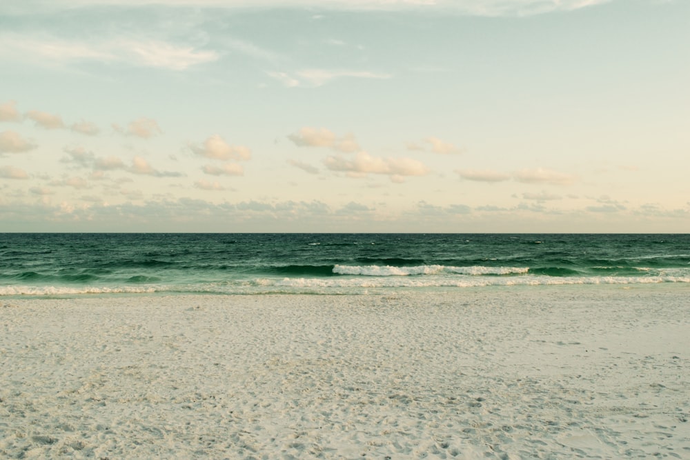 photography of calm beach side