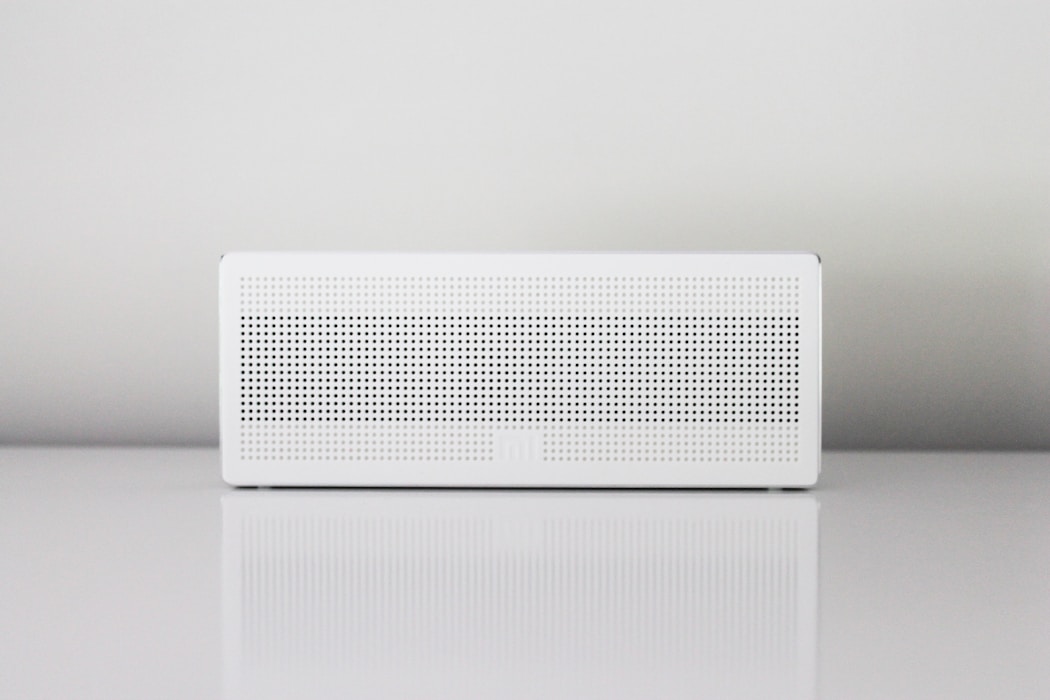 White dehumidifier unit in a home interior