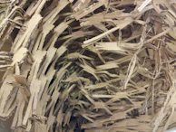 Decorative cardboard art piece showing intricate layering and texture.