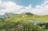 body of water on mountain