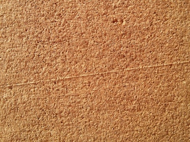 Close-up of natural cork material with its unique texture.
