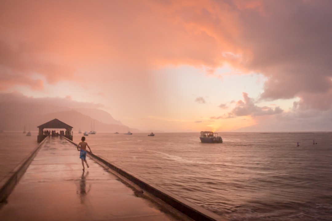 travelers stories about Pier in Hanalei Bay, United States