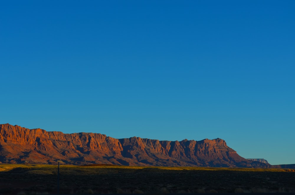 brown rock formation