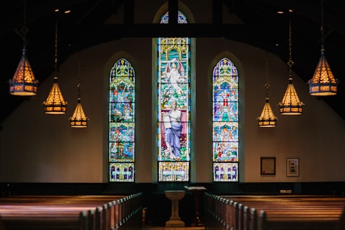 Church congregation in fellowship