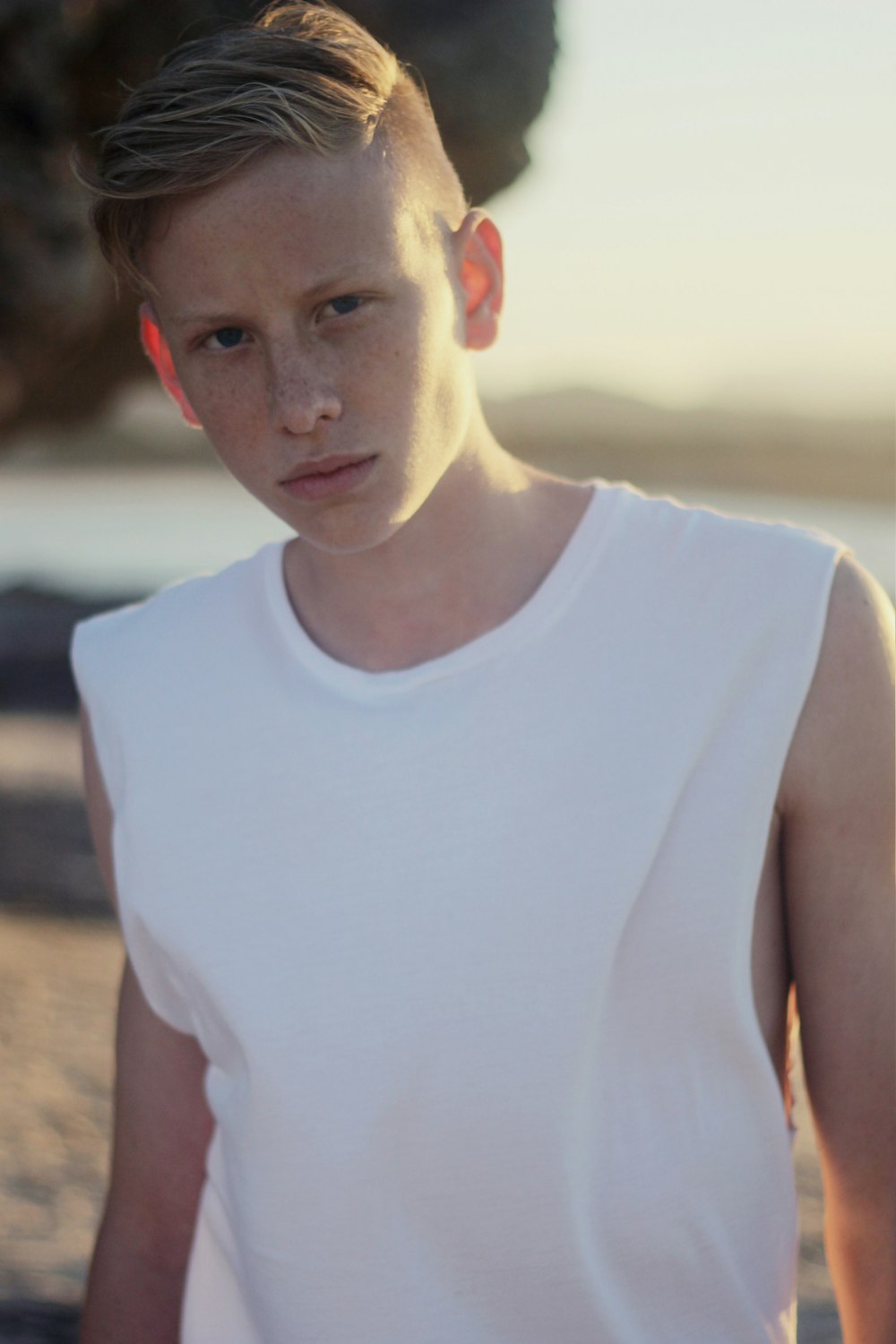 boy on beach