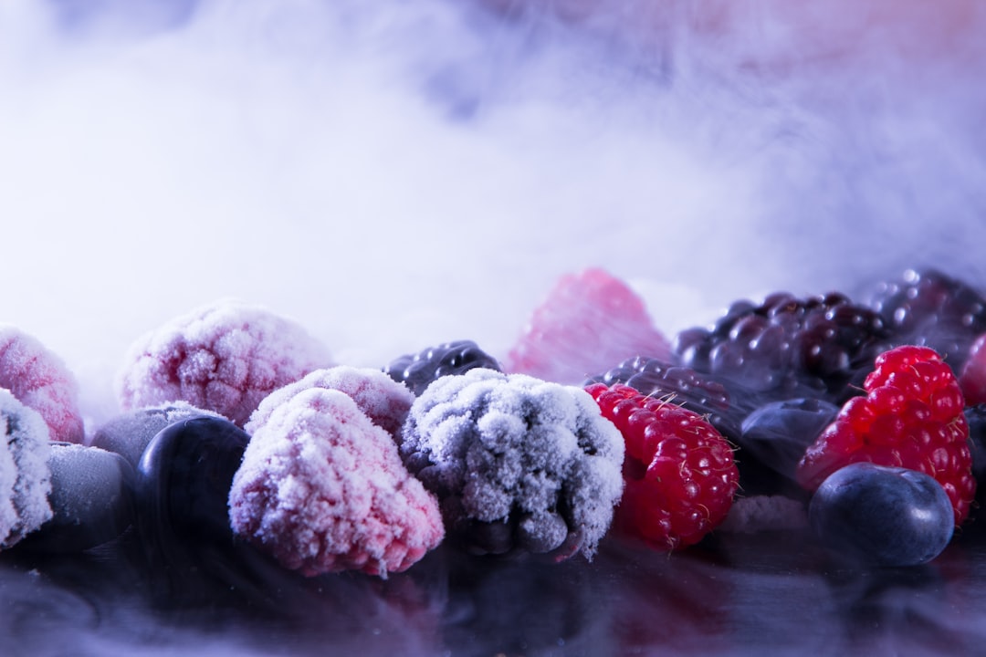 frozen blueberries, raspberries, and blackberries