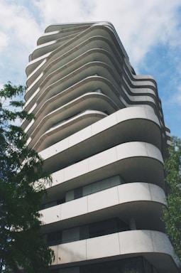 low-angle photo of high-rise building