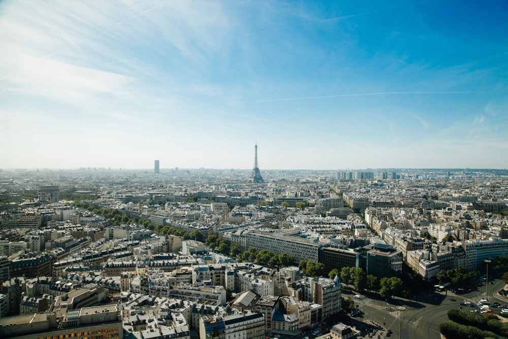 aerial view photography of city under cloudy sky