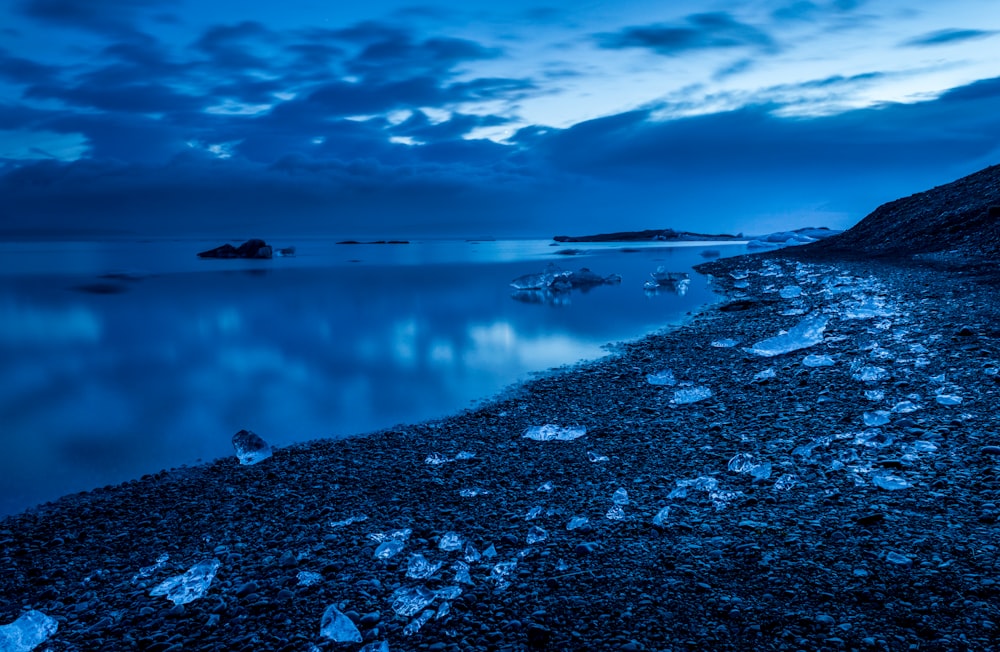 panoramic photo of beach