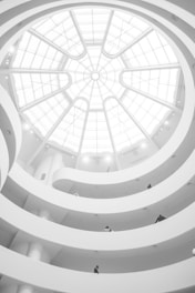 clear glass roof