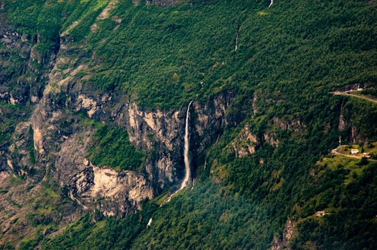 Angel Falls at daytime in Geiranger Norway