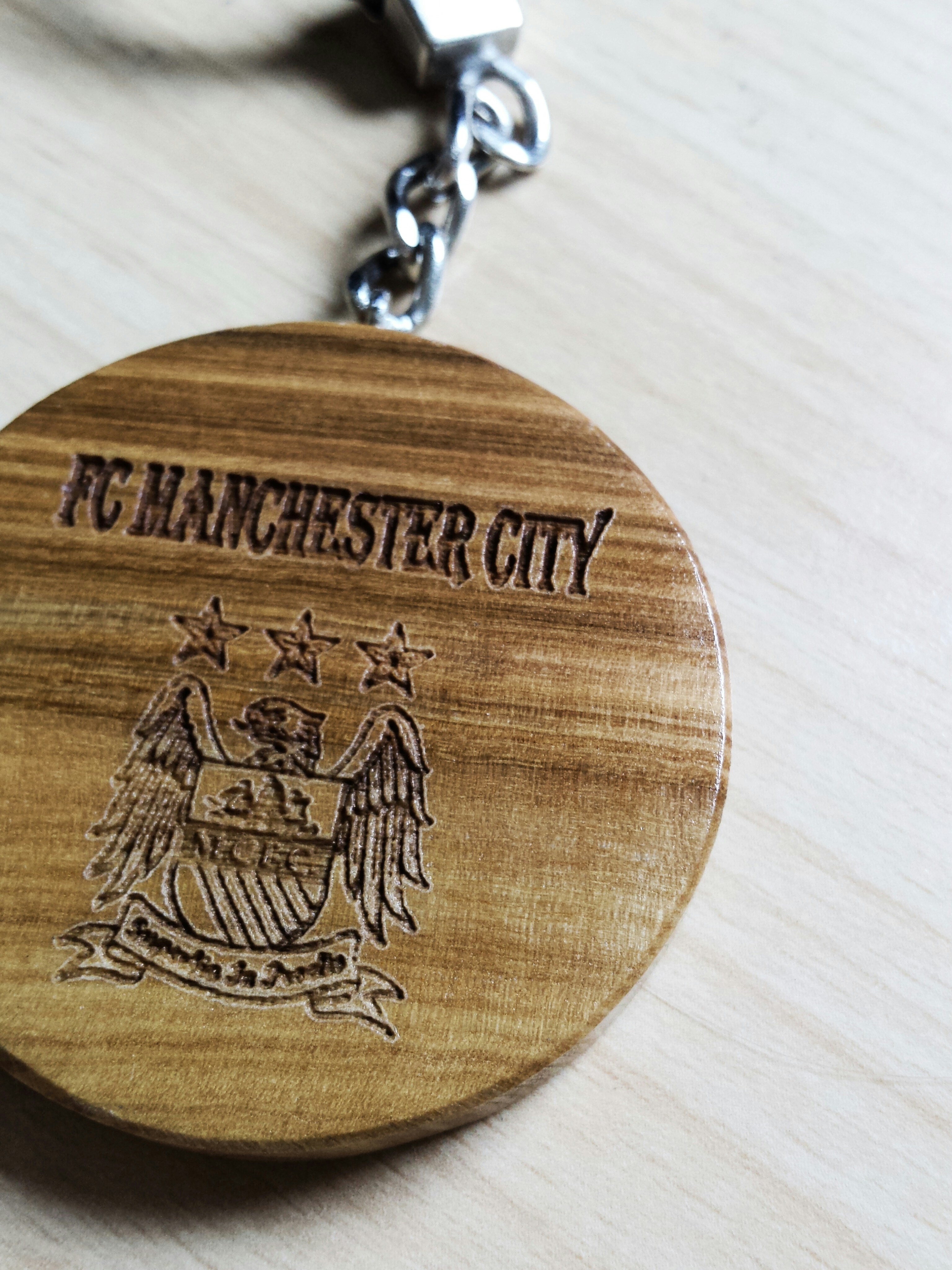 Personalized Wooden Keychain