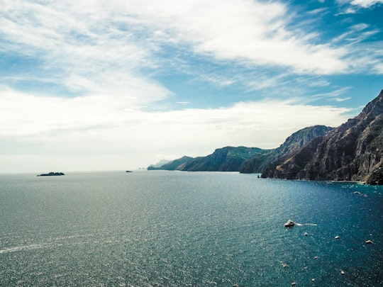 blue body of water in Amalfi Coast Italy