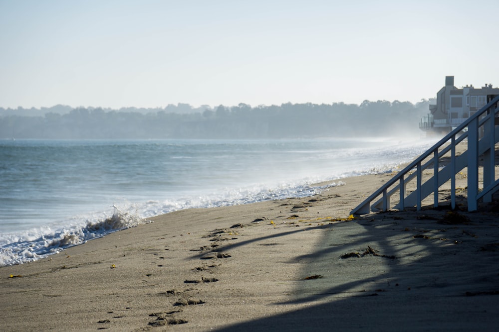 footprints on sand