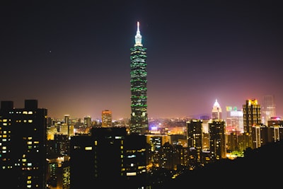 Taipei 101 - Dari Elephant Mountain, Taiwan