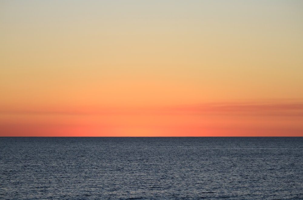 photographie de paysage de mer