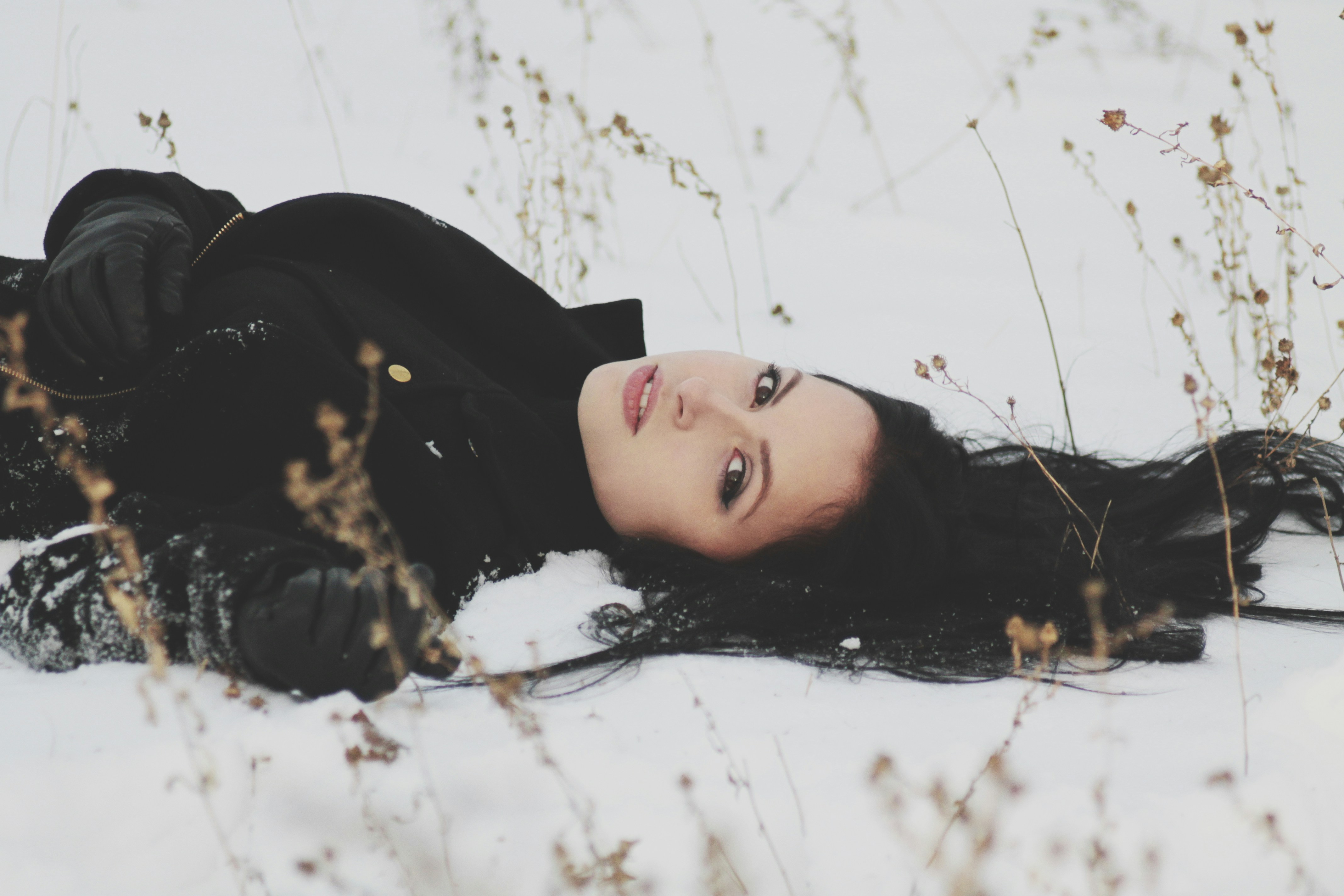 Lying in Snow