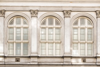 beautiful building with lots of windows sparkling in the sunshine