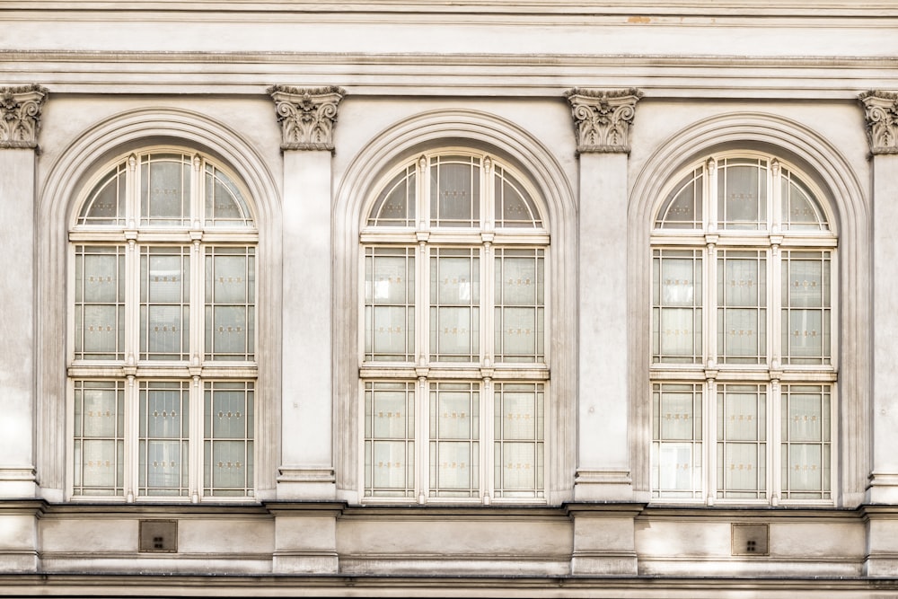 white concrete building