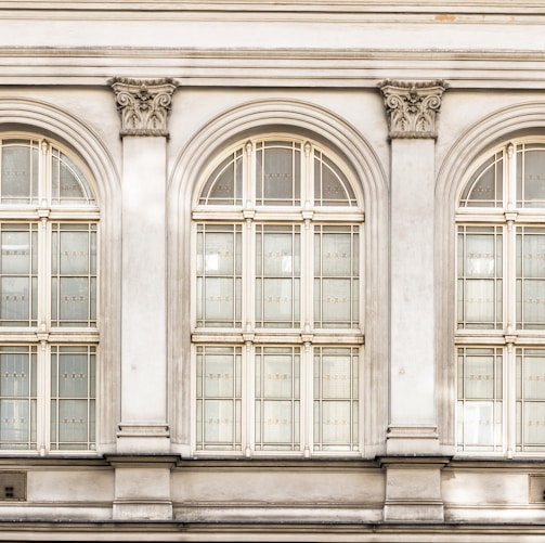 white concrete building