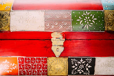 Intricately carved antique wooden chest displaying fine craftsmanship and timeless beauty.