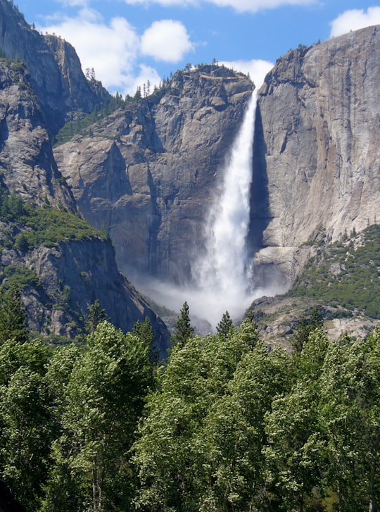 waterfalls in Yosemite National Park United States