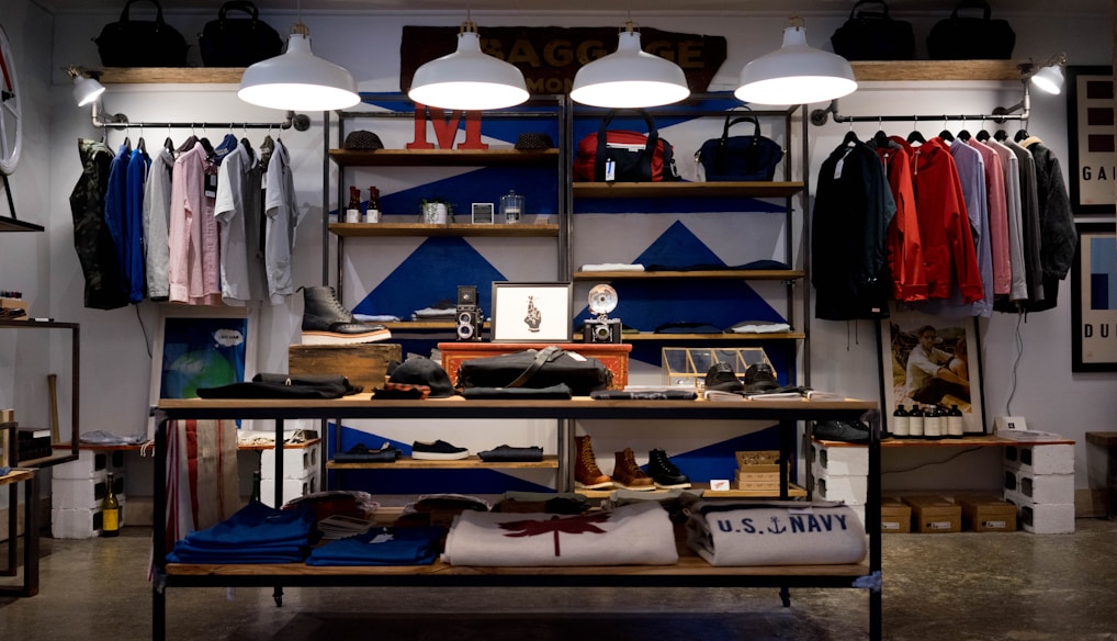 clothes store interior